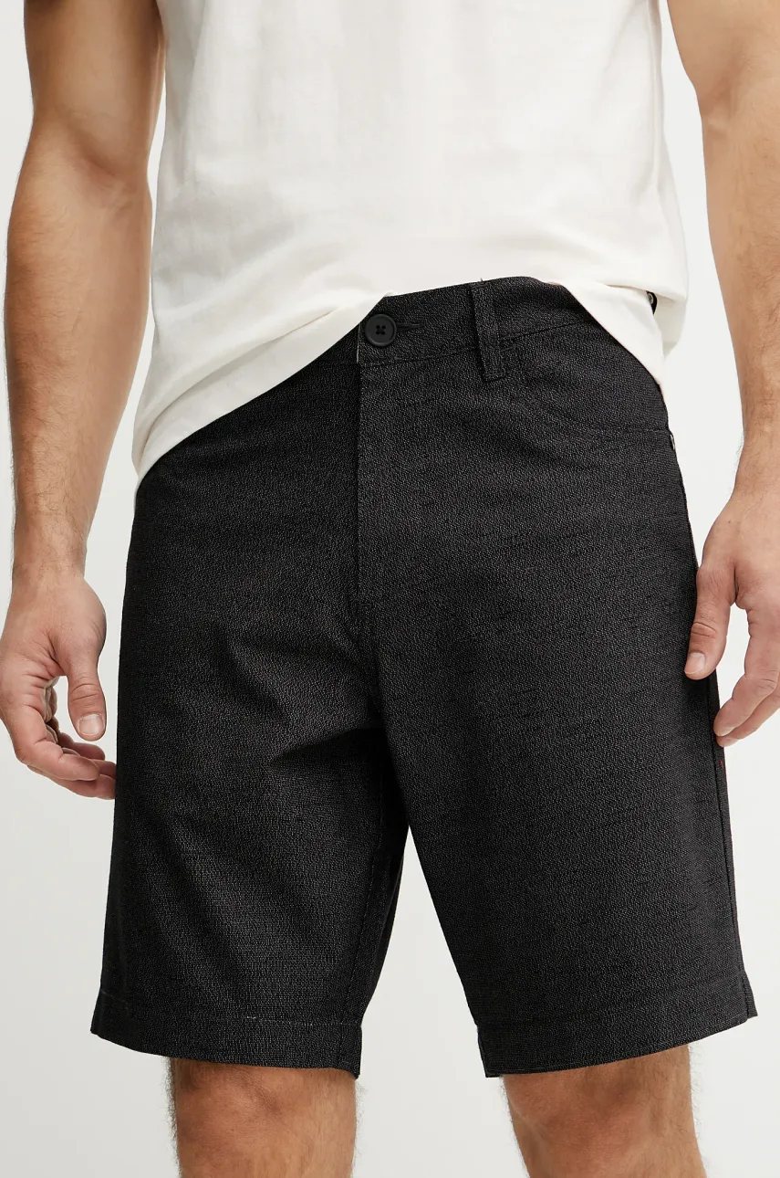 Picture pantaloni scurți Aldos barbati, culoarea negru, MSH0121