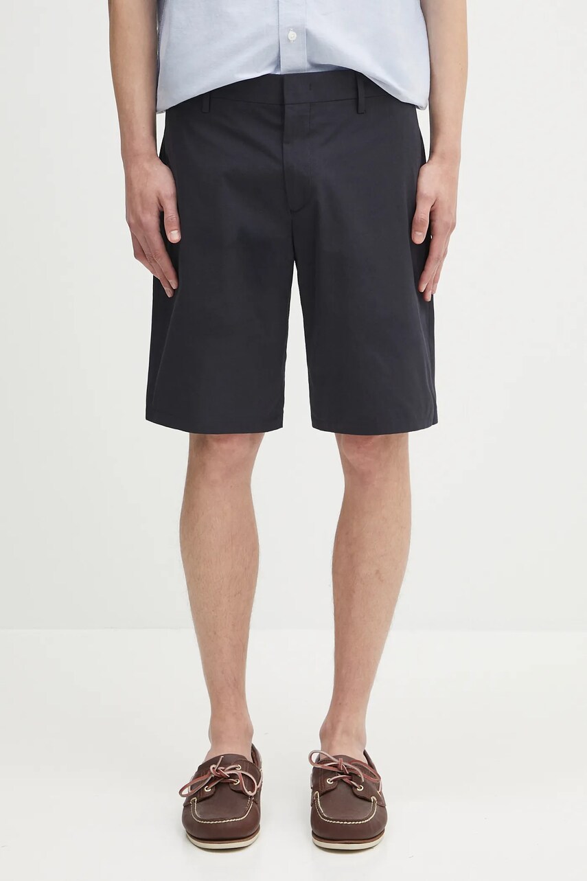 Levně Bavlněné šortky Paul Smith pánské, tmavomodrá barva, M1R-108S-P02630