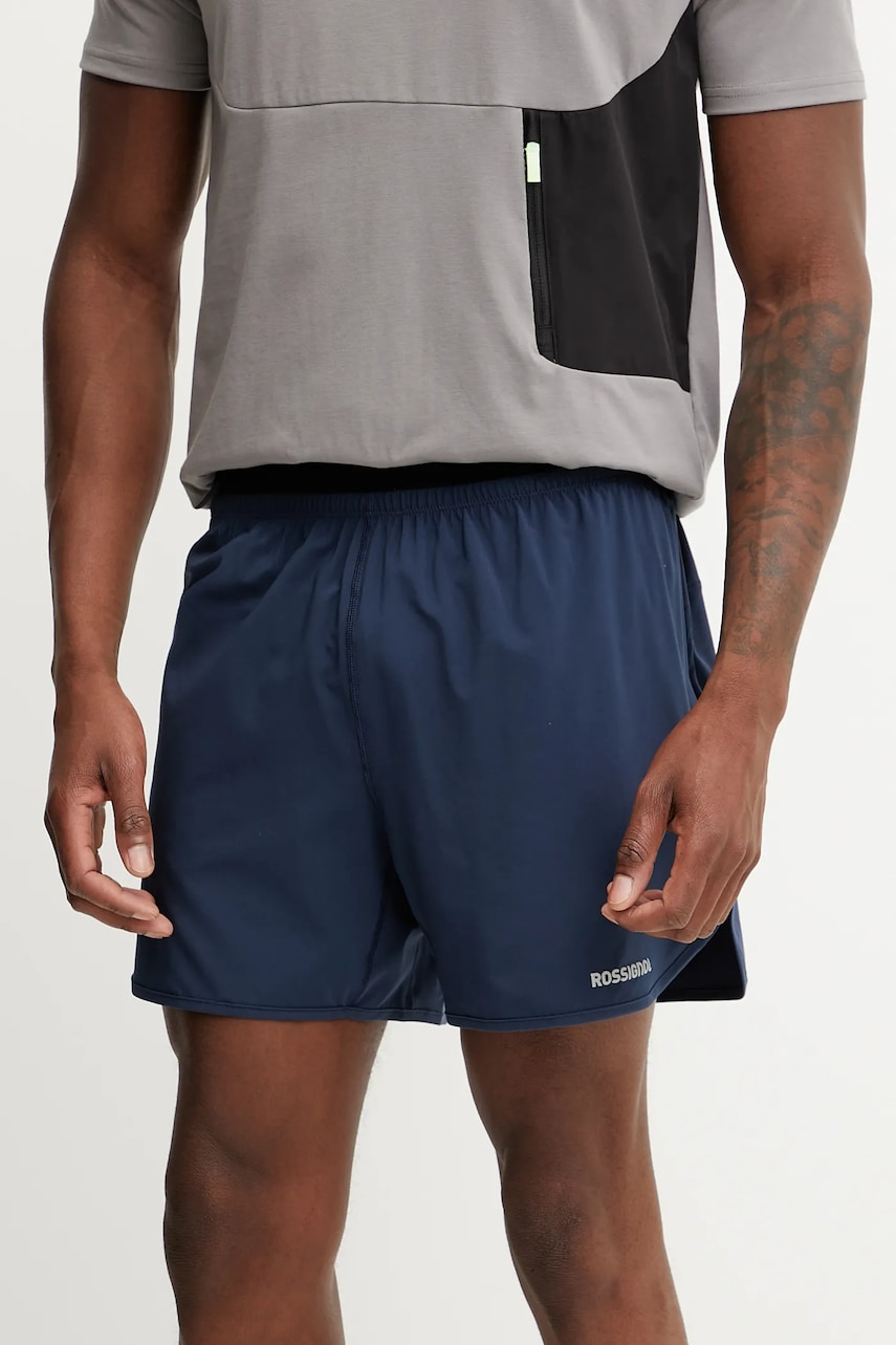 Rossignol pantaloni scurți sport SAPA culoarea bleumarin, RLNMP30 Rossignol pantaloni scurți sport SAPA culoarea bleumarin, RLNMP30