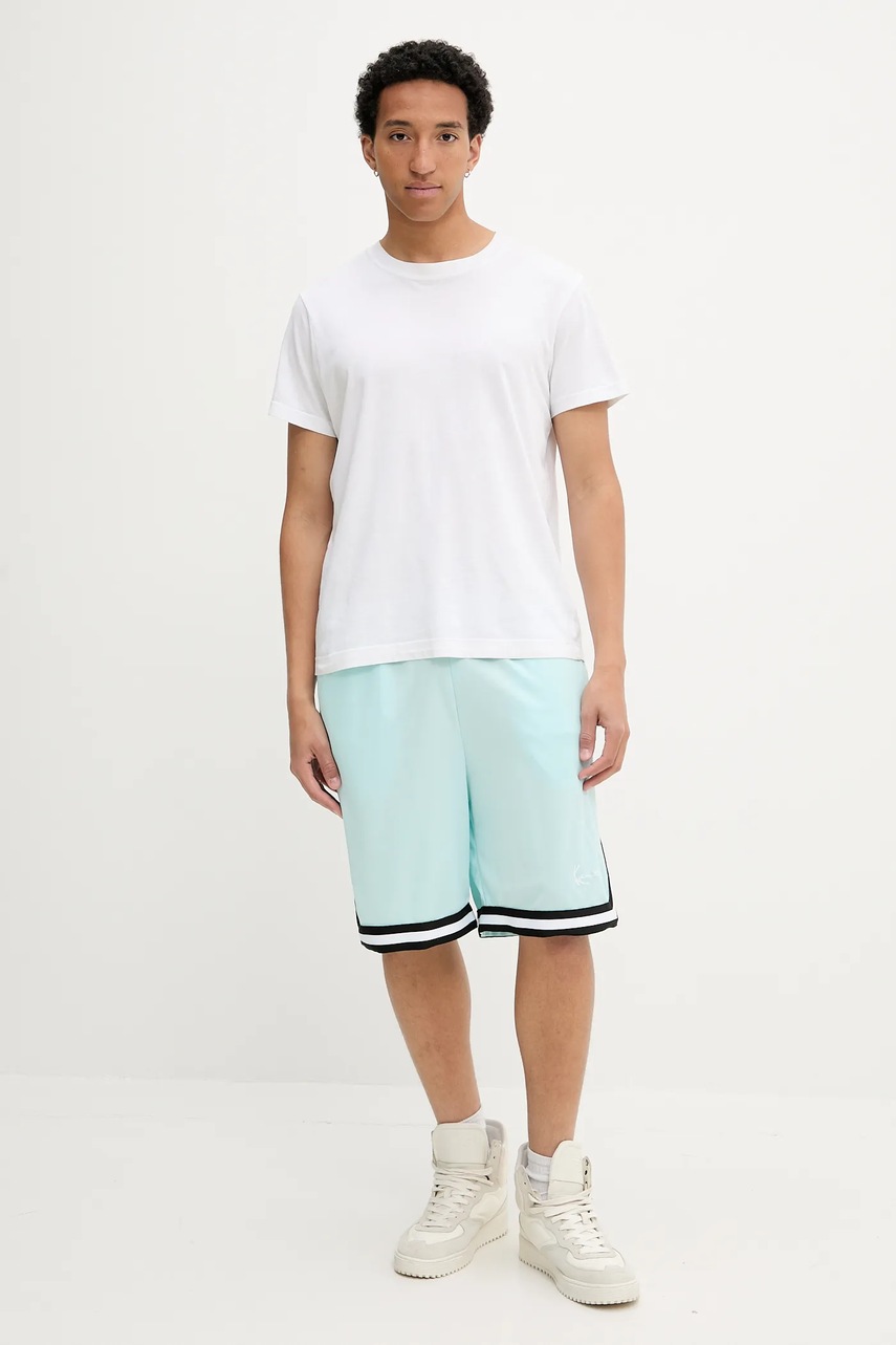 Шорты Karl Kani цвет бирюзовый PD00005315 Шорты Karl Kani цвет бирюзовый PD00005315