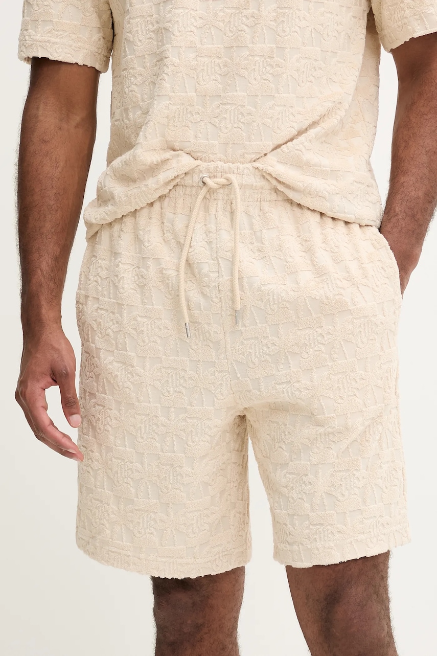 Karl Kani pantaloni scurți culoarea bej, PD00005300