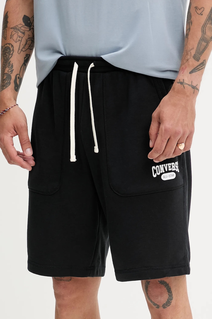 Converse pantaloni scurți culoarea negru, 10028346-A01