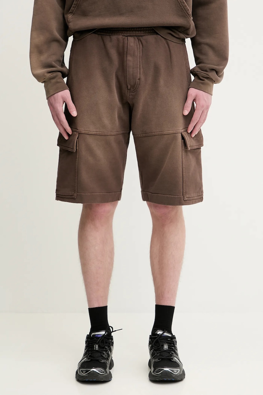 1017 ALYX 9SM szorty bawełniane Fleece garment dye cargo