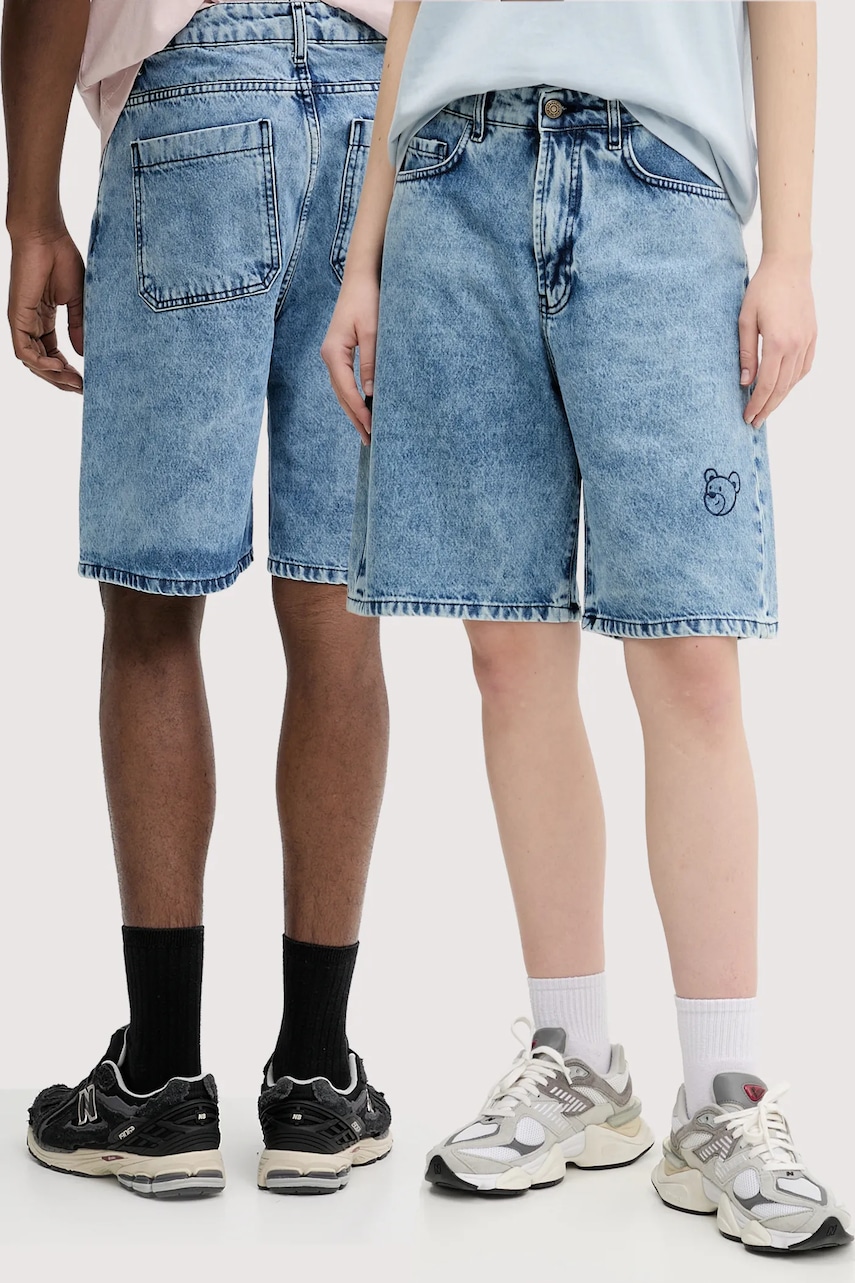 Inbetweeners pantaloni scurți jeans uni, S5TWUABE008