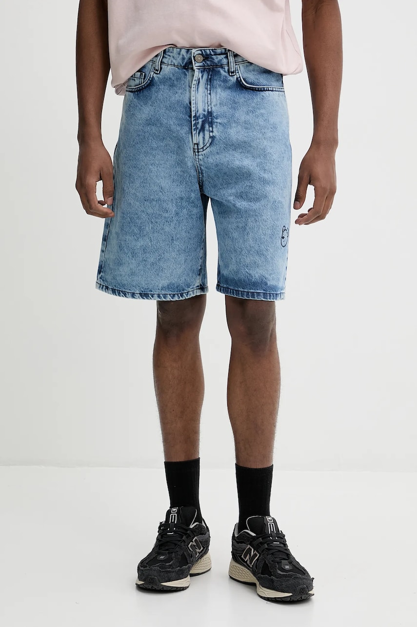 Inbetweeners pantaloni scurți jeans uni, S5TWUABE008 Inbetweeners pantaloni scurți jeans uni, S5TWUABE008