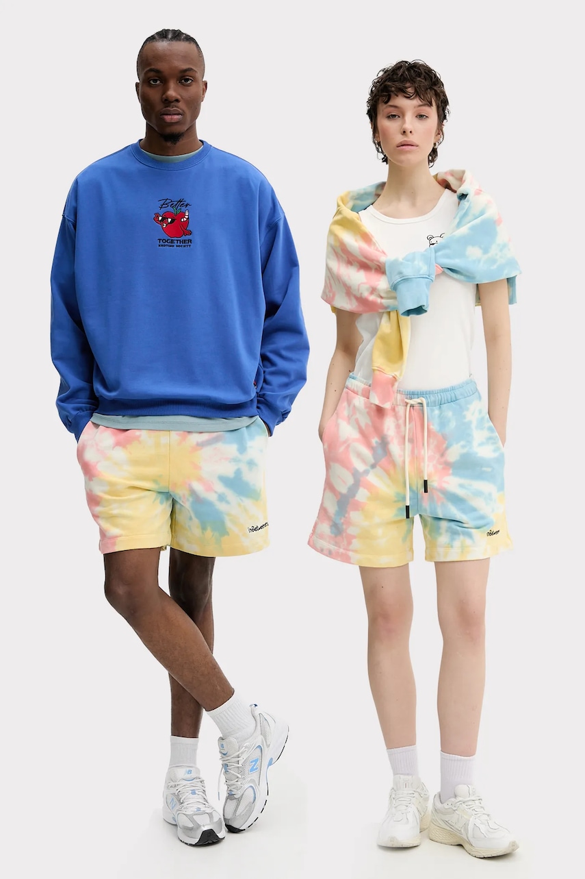 Inbetweeners pantaloni scurți din bumbac cu imprimeu, S5TWUABE014