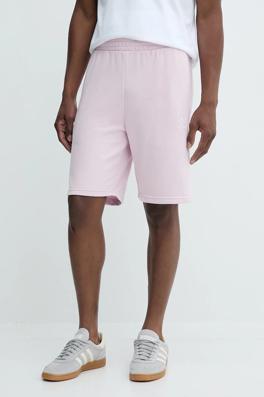 Converse pantaloni scurți culoarea roz, uni, 10023875-A30