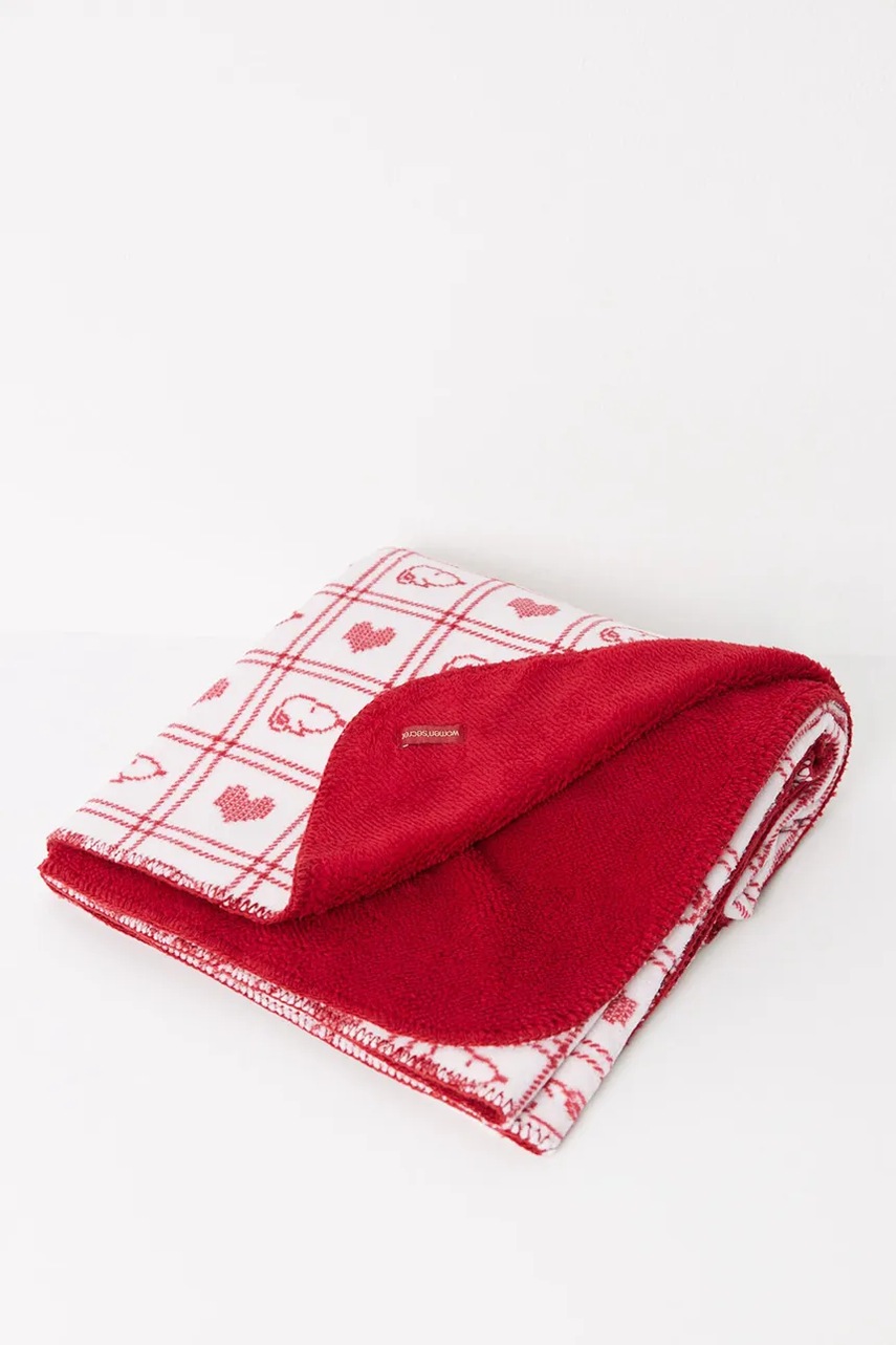 Κουβέρτα women'secret SNOOPY χρώμα: μπεζ, 1378924 φωτογραφία