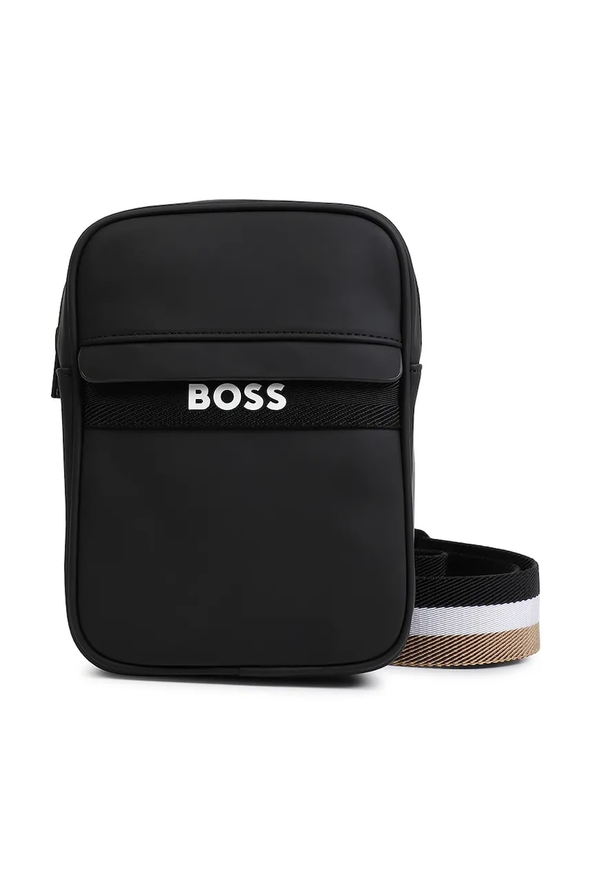 BOSS borseta copii culoarea negru, J51712