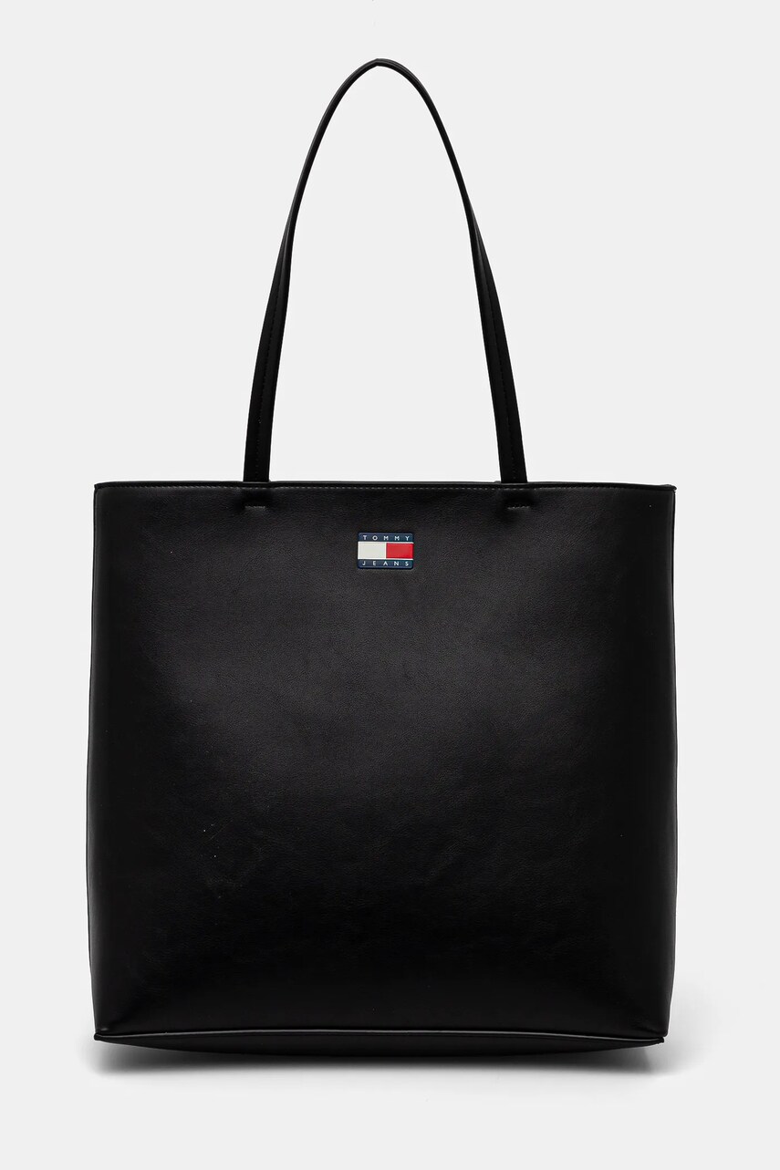 Levně Kabelka Tommy Jeans černá barva, AW0AW16969