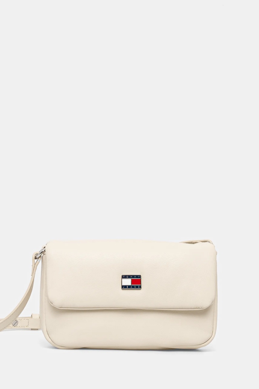 Tommy Jeans poseta culoarea bej, AW0AW16978