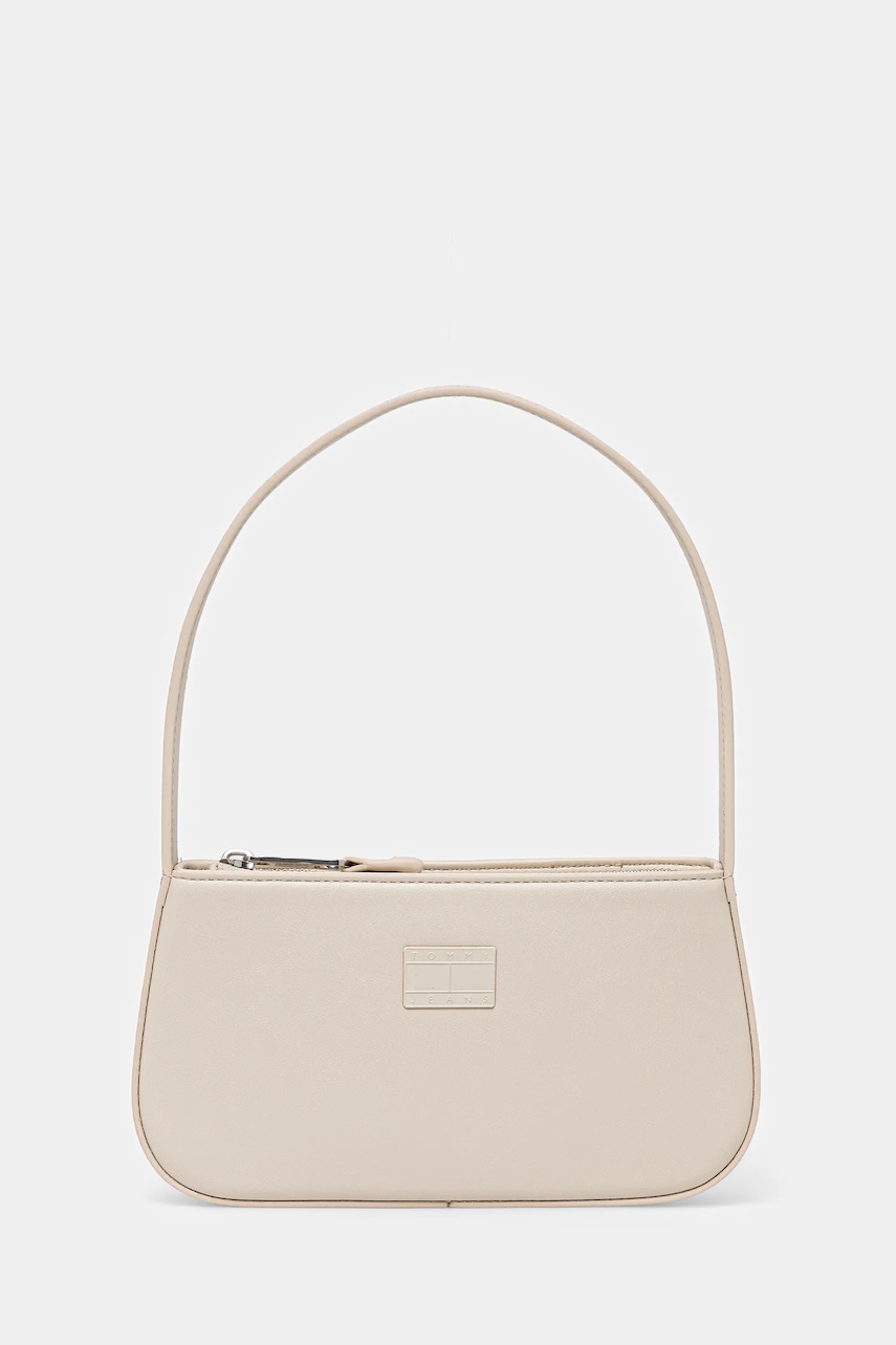 Tommy Jeans geantă culoarea bej, AW0AW16966