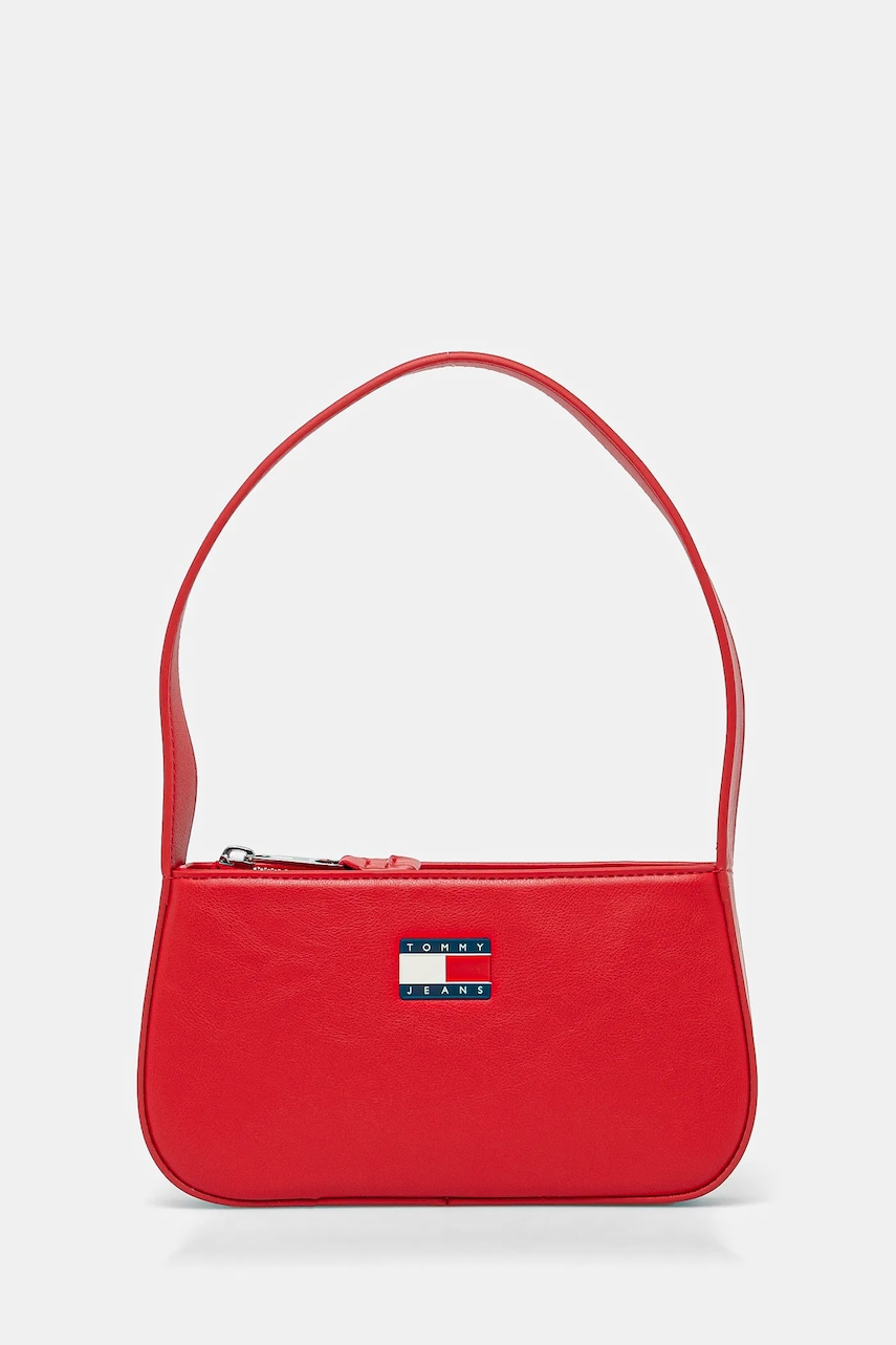 Tommy Jeans geantă culoarea roșu, AW0AW16966