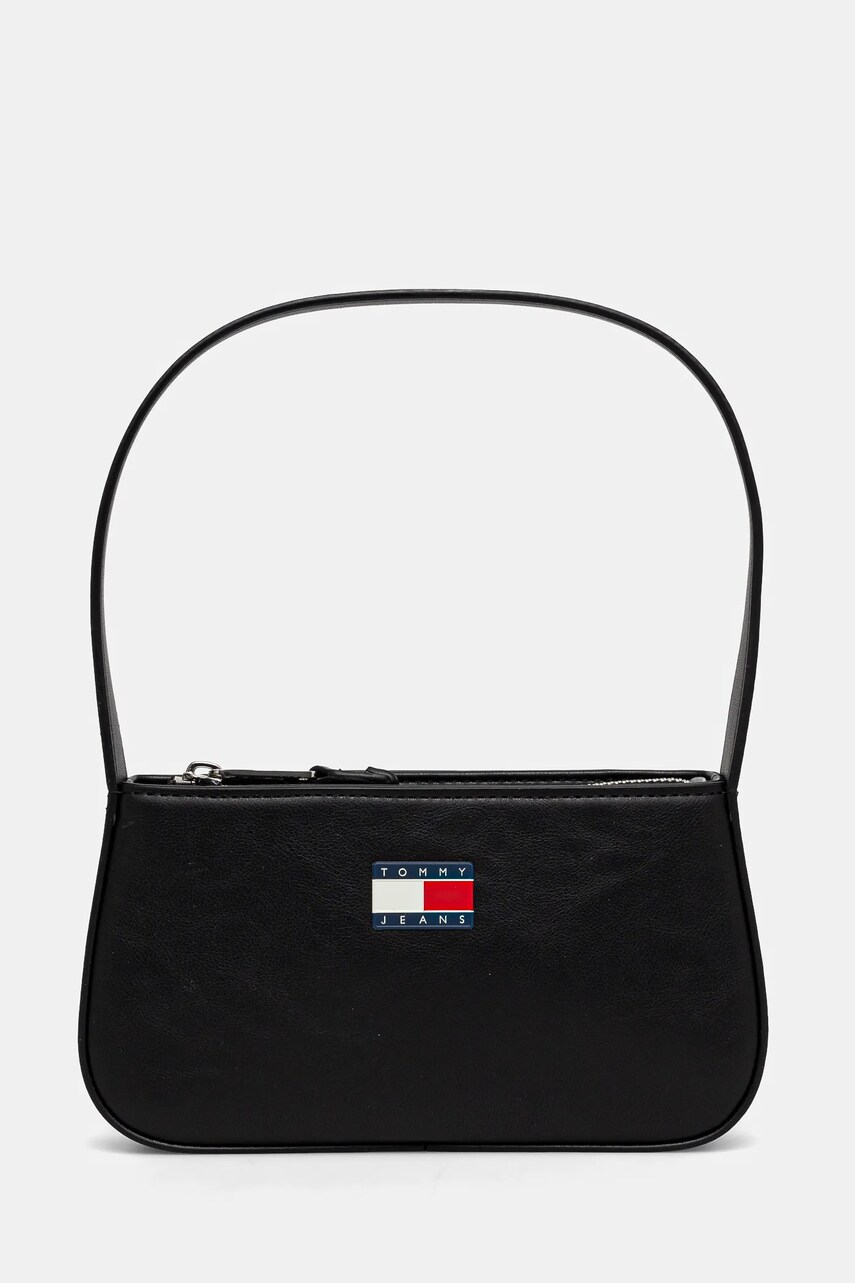 Levně Kabelka Tommy Jeans černá barva, AW0AW16966