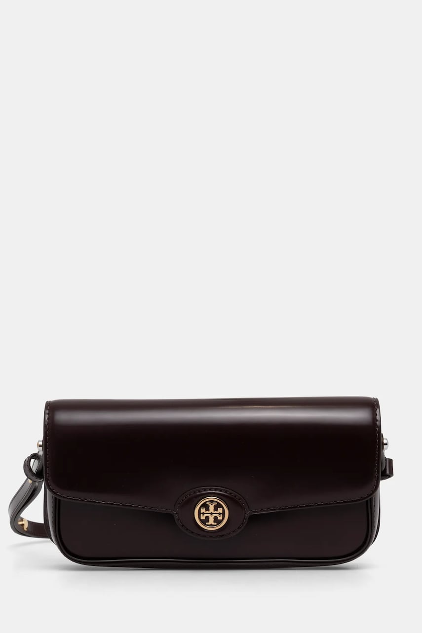 Tory Burch poseta de piele Robinson culoarea bordo, 161938.616 Tory Burch poseta de piele Robinson culoarea bordo, 161938.616