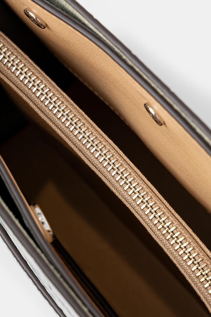 Δερμάτινη τσάντα Tory Burch Lee Radziwill φωτογραφία