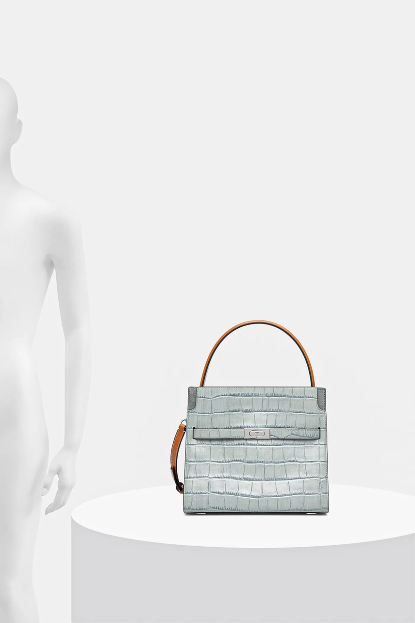 Δερμάτινη τσάντα Tory Burch Lee Radziwill φωτογραφία