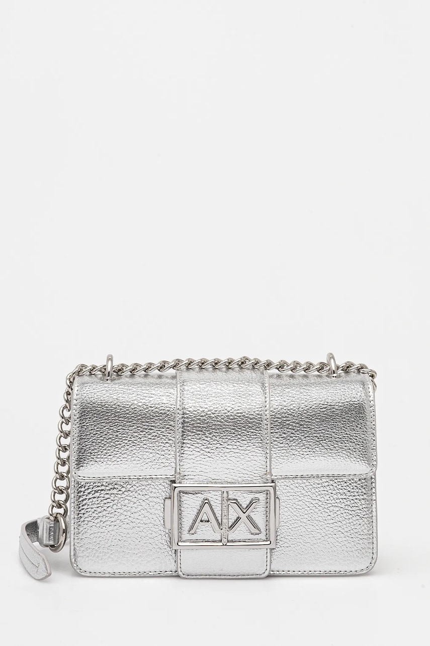 Armani Exchange poseta culoarea argintiu, XW000071 AF11898