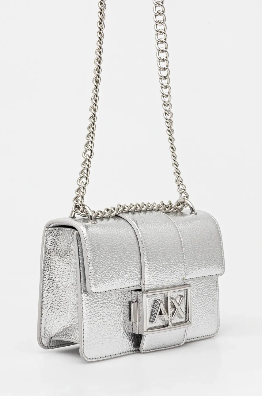 Сумочка Armani Exchange цвет серебрянный XW000071 AF11898 Сумочка Armani Exchange цвет серебрянный XW000071 AF11898