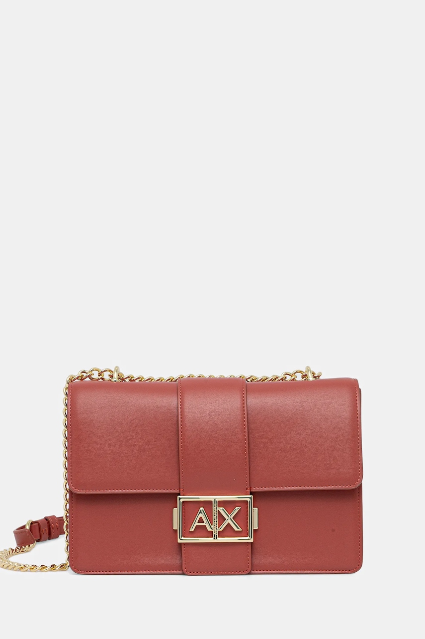 Armani Exchange poșetă culoarea bej, XW000070 AF12039