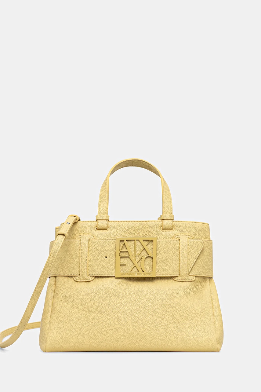 Armani Exchange poseta culoarea galben, XW000285 AF11902