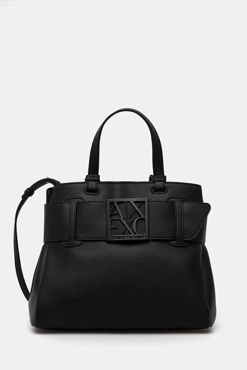 Armani Exchange poseta culoarea negru, XW000285 AF11902