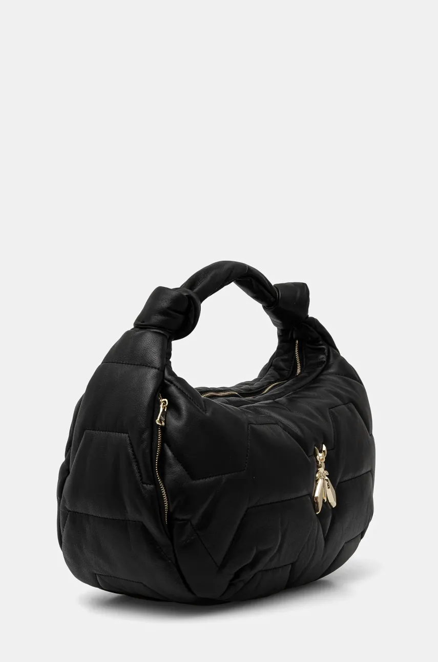 Кожаная сумочка Patrizia Pepe цвет чёрный 8B0222 L006 Кожаная сумочка Patrizia Pepe цвет чёрный 8B0222 L006