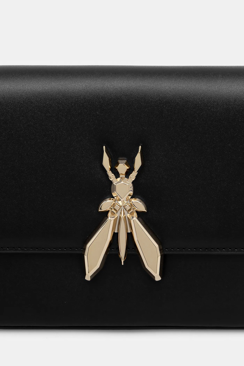 Кожаная сумочка Patrizia Pepe цвет чёрный 8B0229 L061 Кожаная сумочка Patrizia Pepe цвет чёрный 8B0229 L061