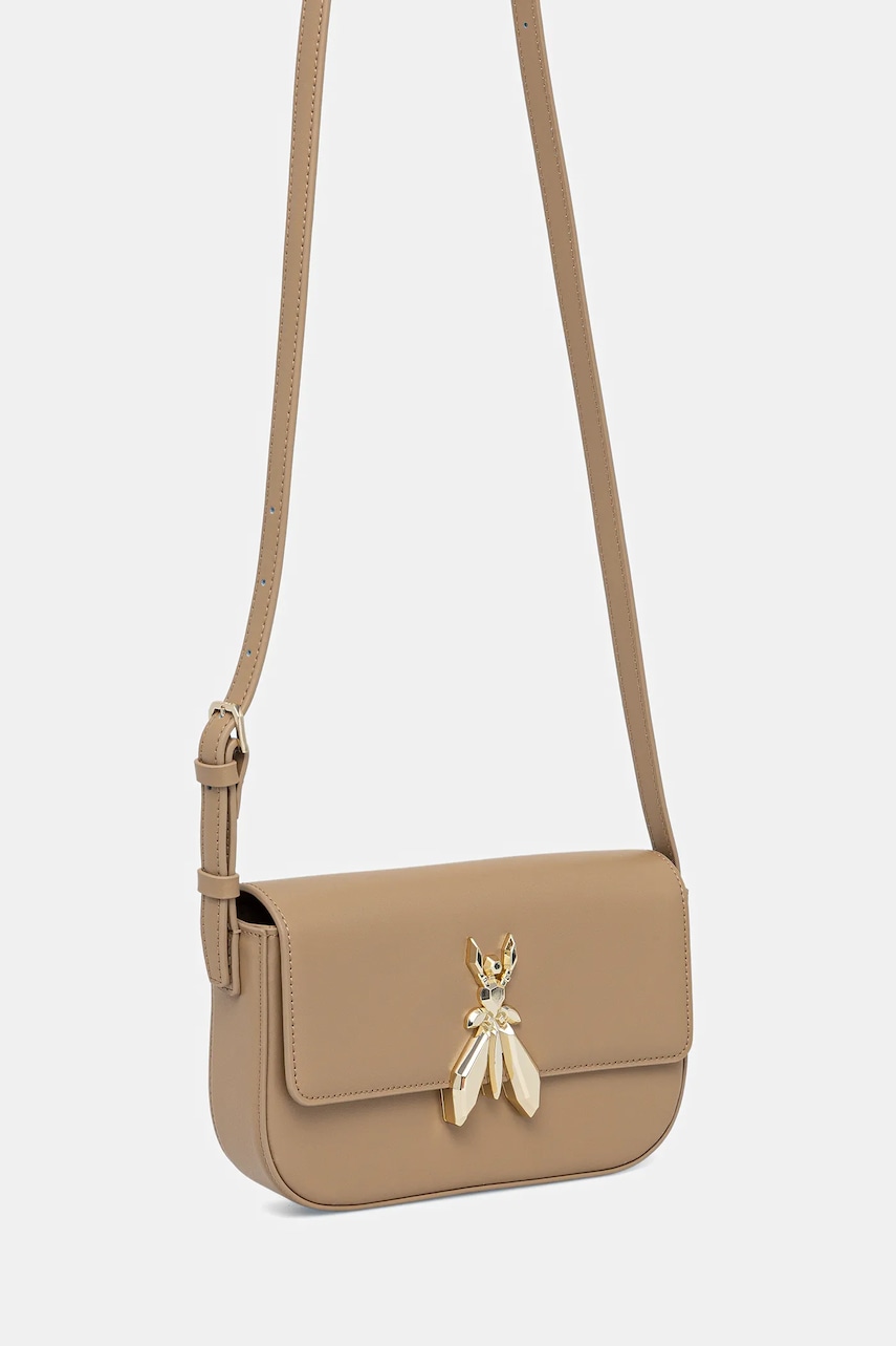 Кожаная сумочка Patrizia Pepe цвет чёрный 8B0231 L061 Кожаная сумочка Patrizia Pepe цвет чёрный 8B0231 L061