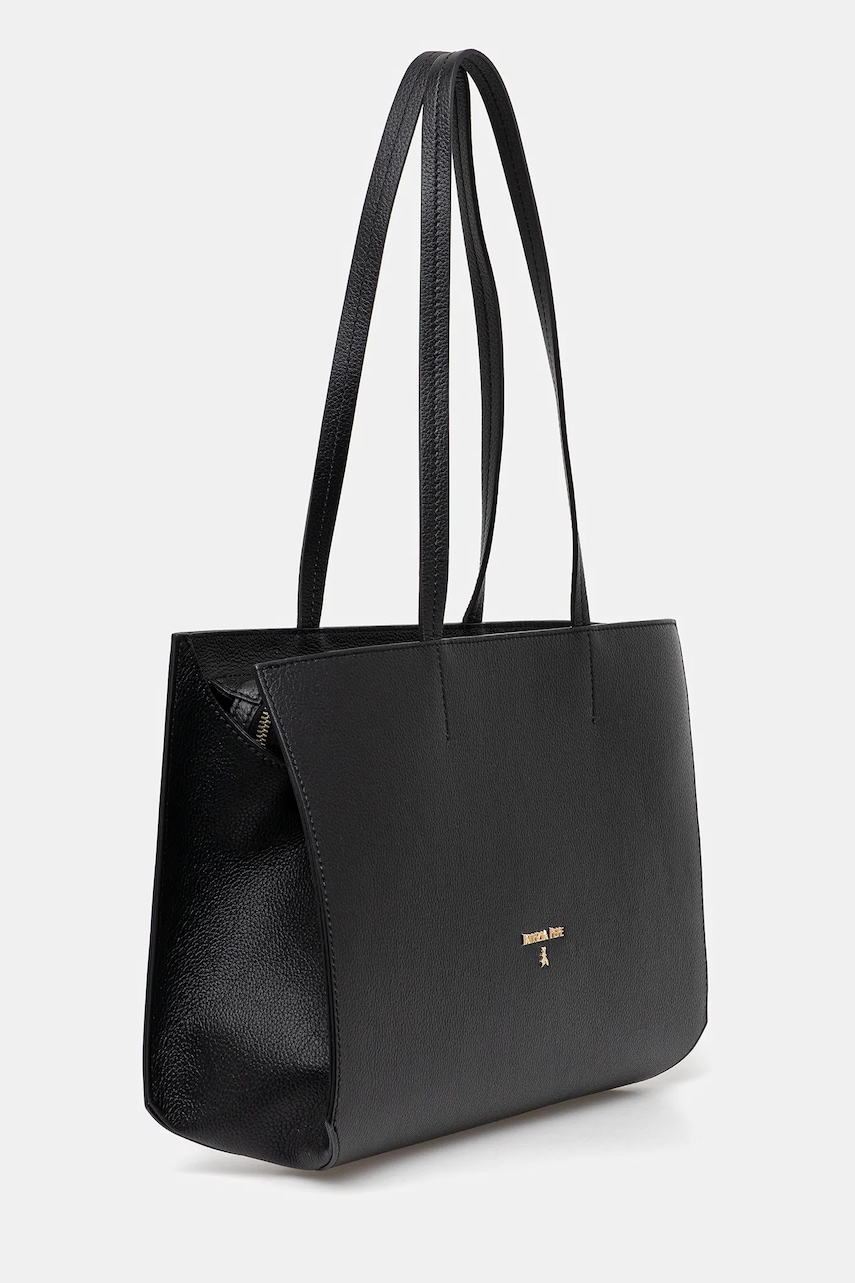 Кожаная сумочка Patrizia Pepe цвет чёрный 8B0236 L001 Кожаная сумочка Patrizia Pepe цвет чёрный 8B0236 L001