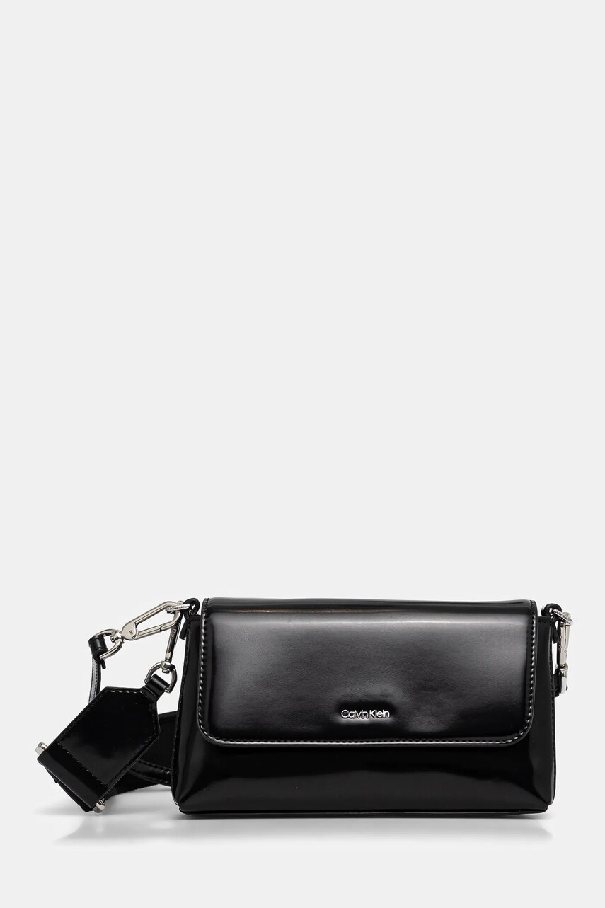 Levně Kabelka Calvin Klein černá barva, K60K612772