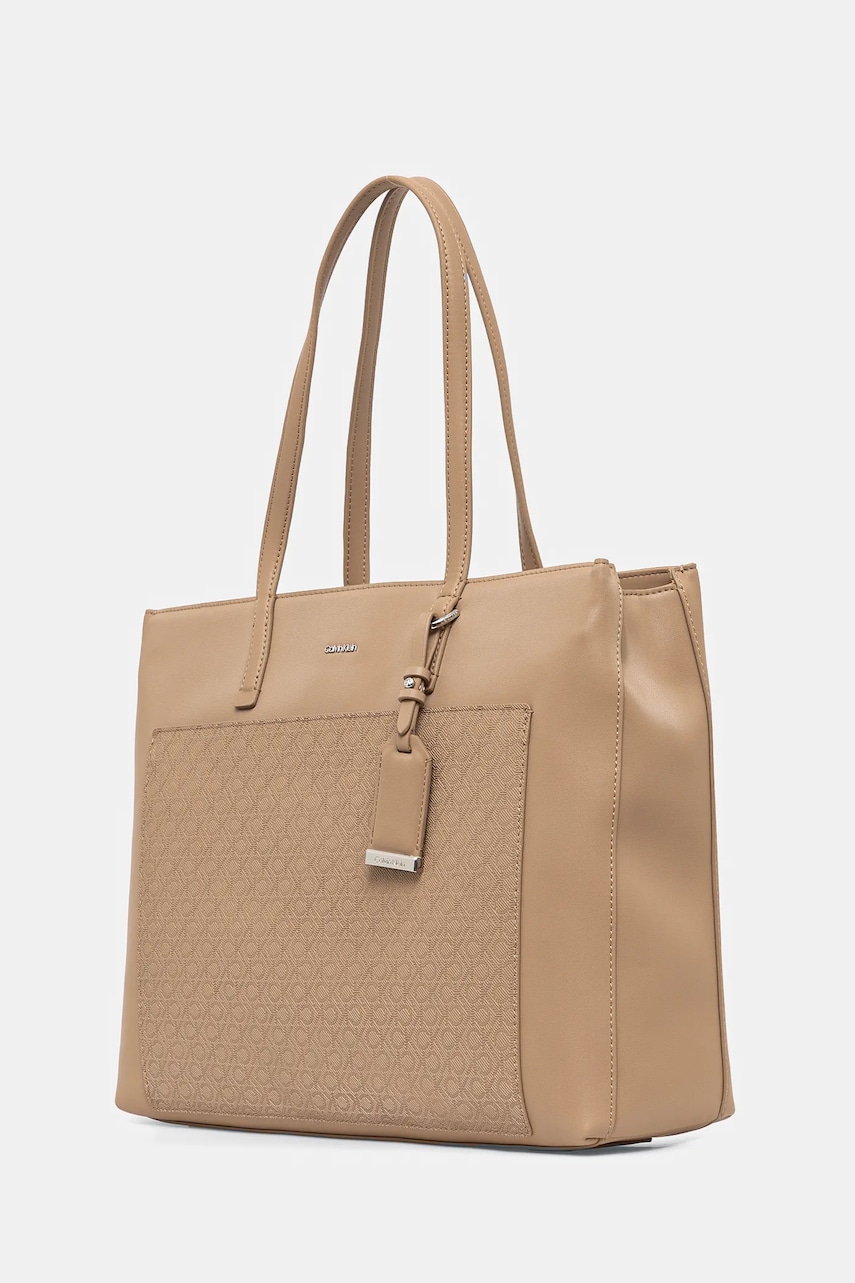 Сумочка Calvin Klein цвет бежевый K60K612774 Сумочка Calvin Klein цвет бежевый K60K612774
