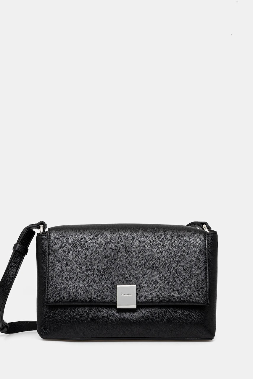 Levně Kabelka Calvin Klein černá barva, K60K612783