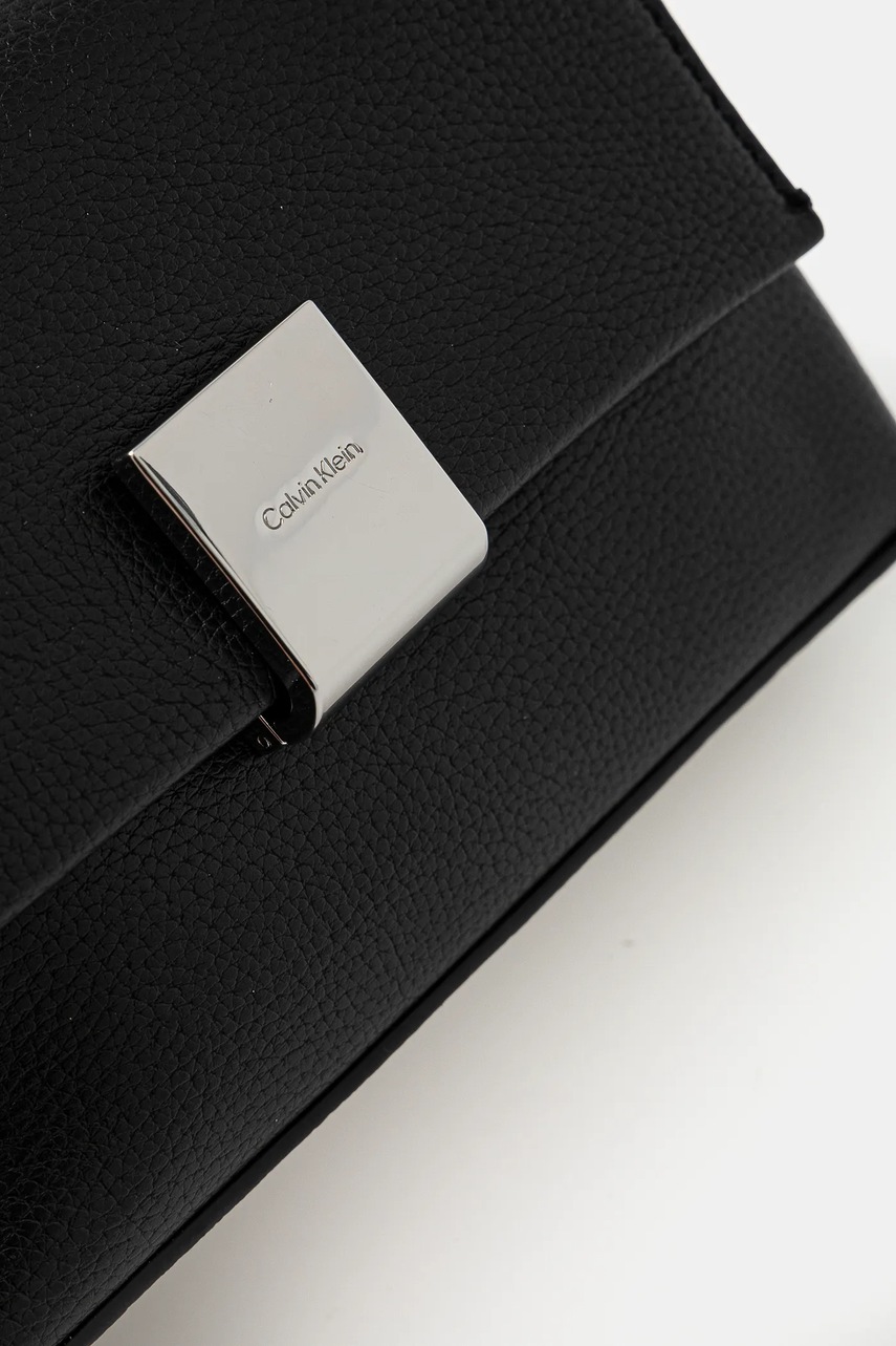 Τσάντα Calvin Klein χρώμα: μαύρο, K60K612785 φωτογραφία