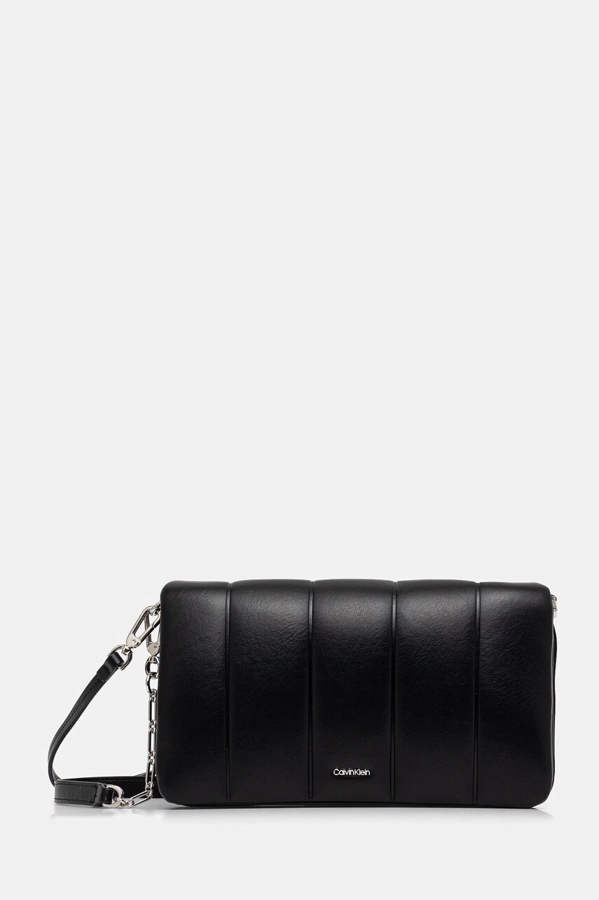 Levně Kabelka Calvin Klein černá barva, K60K612787