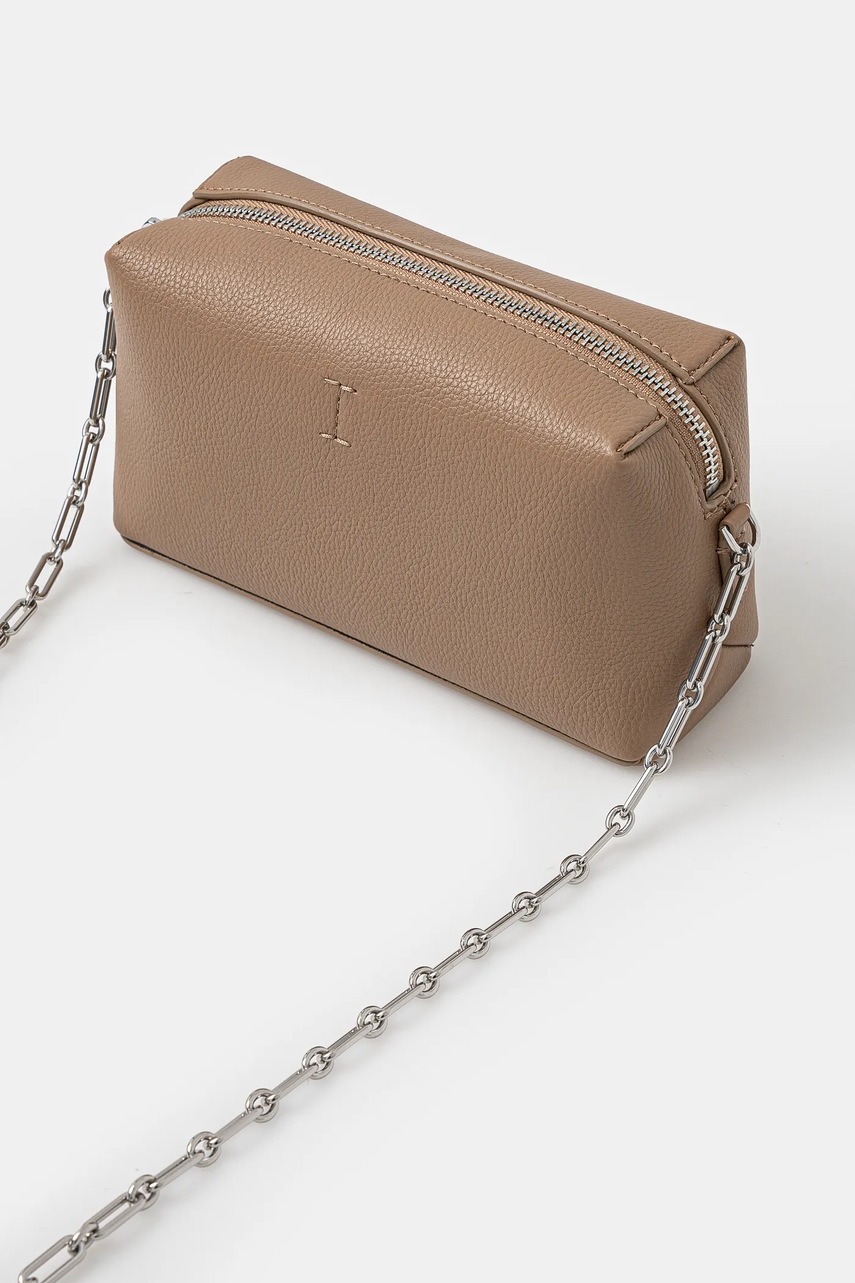 Τσάντα Calvin Klein χρώμα: καφέ, K60K612788 φωτογραφία