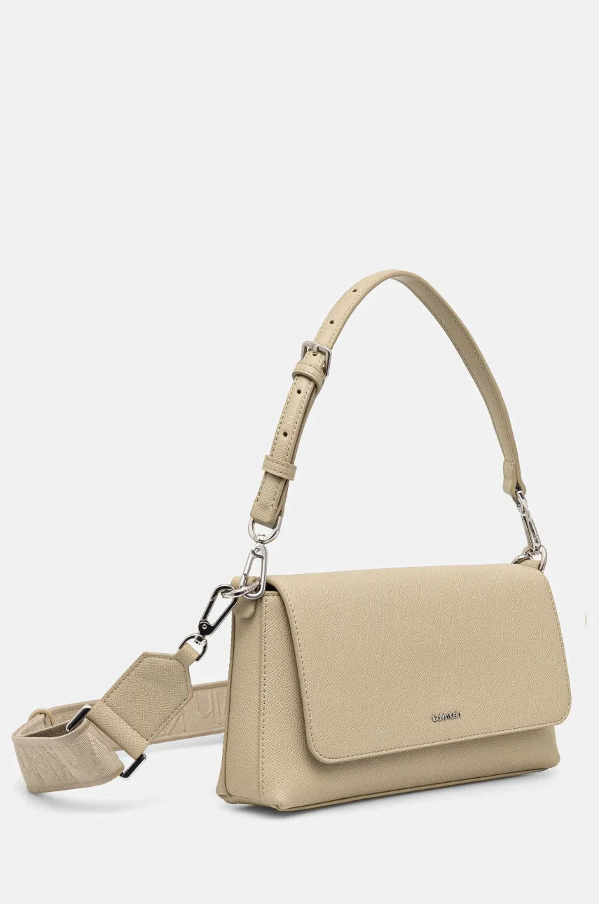 Сумочка Calvin Klein цвет бежевый K60K612805 Сумочка Calvin Klein цвет бежевый K60K612805