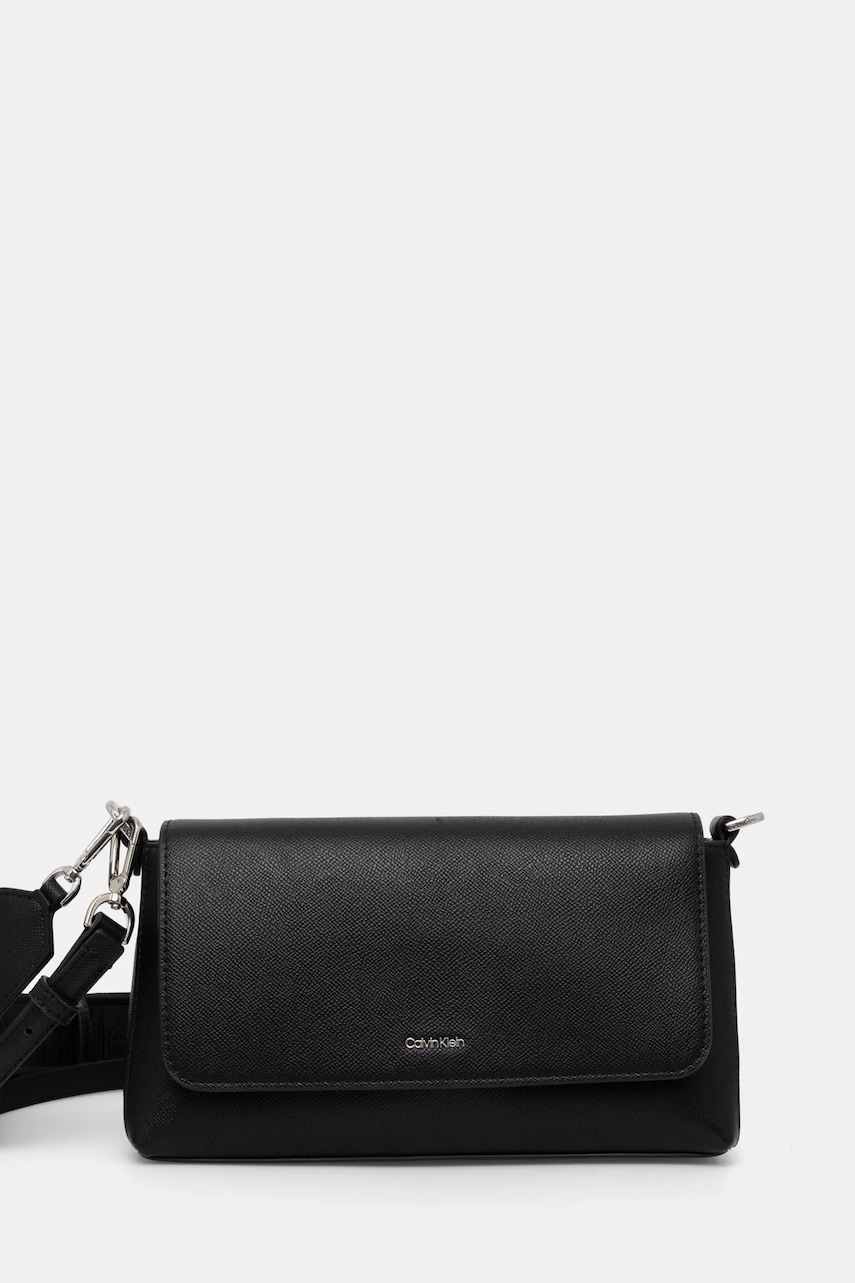 Levně Kabelka Calvin Klein černá barva, K60K612805