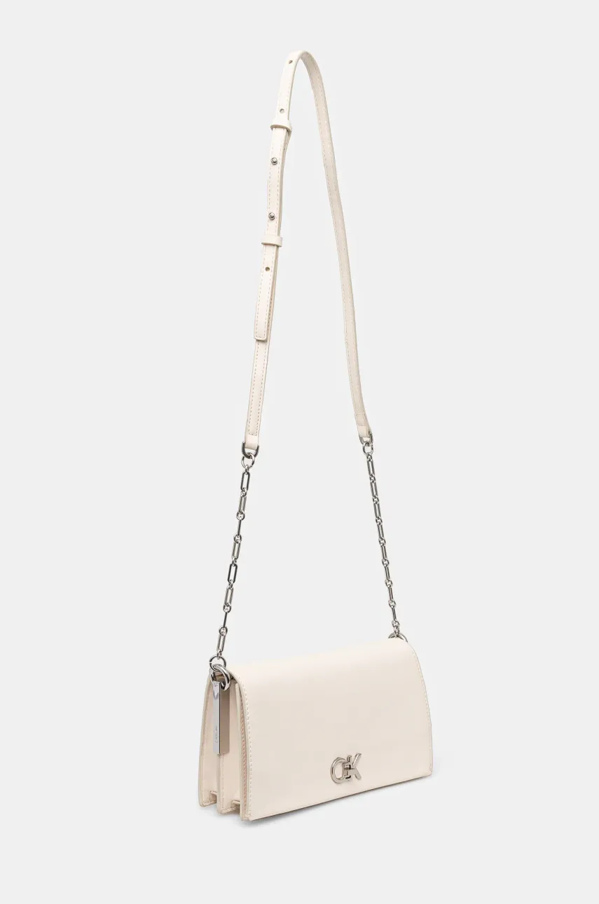 Сумочка Calvin Klein цвет белый K60K612806 Сумочка Calvin Klein цвет белый K60K612806