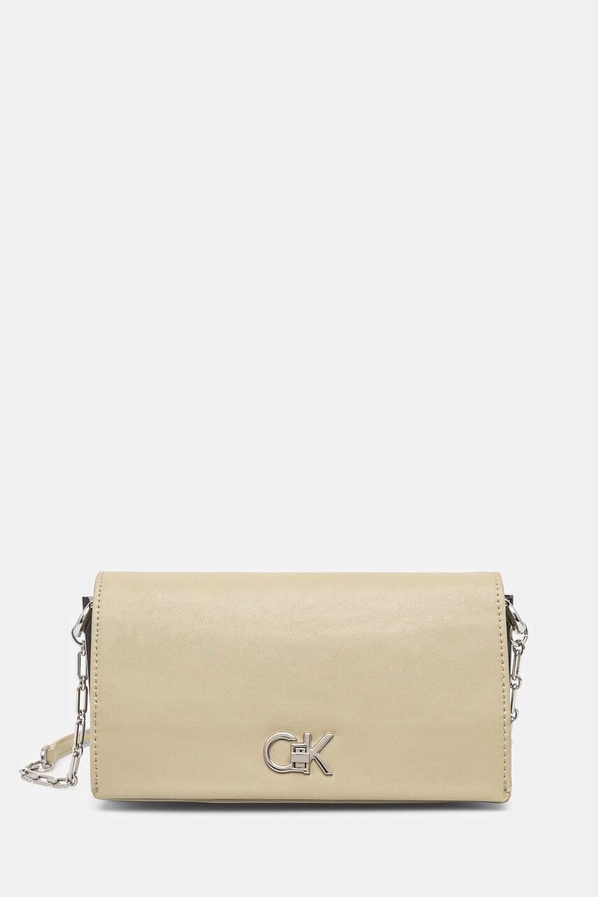 Levně Kabelka Calvin Klein béžová barva, K60K612806