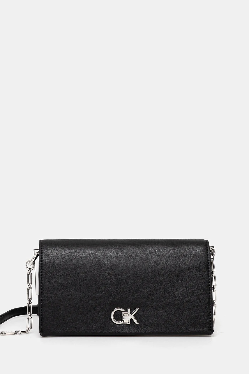 Levně Kabelka Calvin Klein černá barva, K60K612806