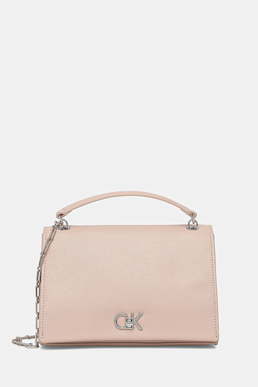 Levně Kabelka Calvin Klein růžová barva, K60K612810