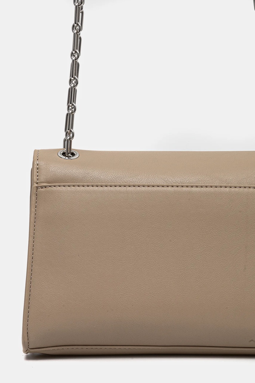 Τσάντα Calvin Klein χρώμα: μπεζ, K60K612810 φωτογραφία