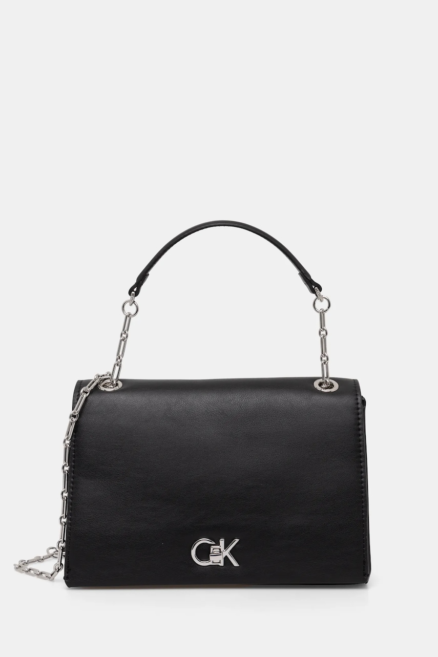 Levně Kabelka Calvin Klein černá barva, K60K612810