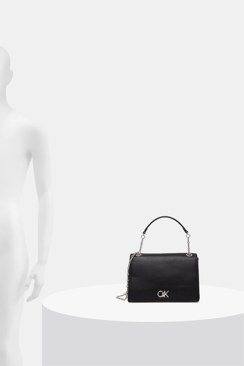 Τσάντα Calvin Klein χρώμα: μαύρο, K60K612810 φωτογραφία