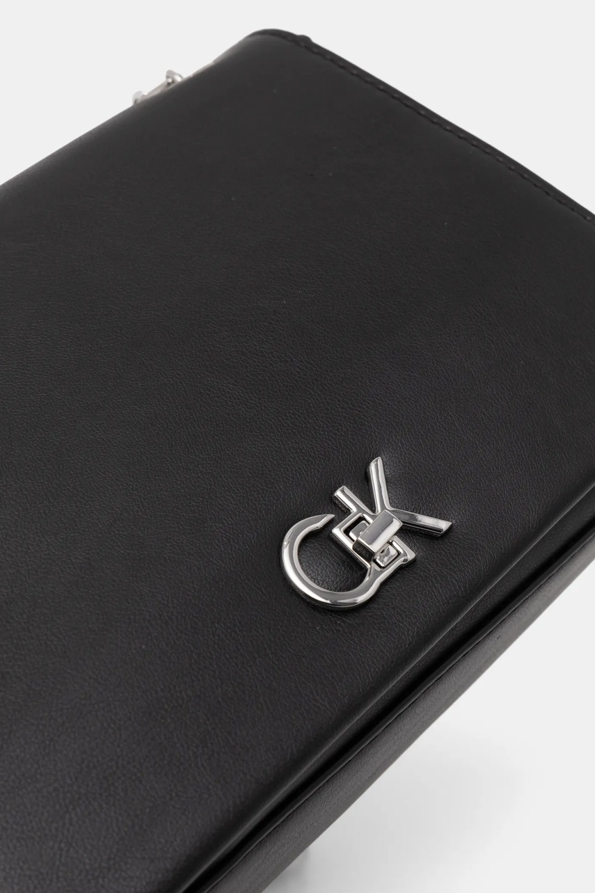 Τσάντα Calvin Klein χρώμα: μαύρο, K60K612810 φωτογραφία