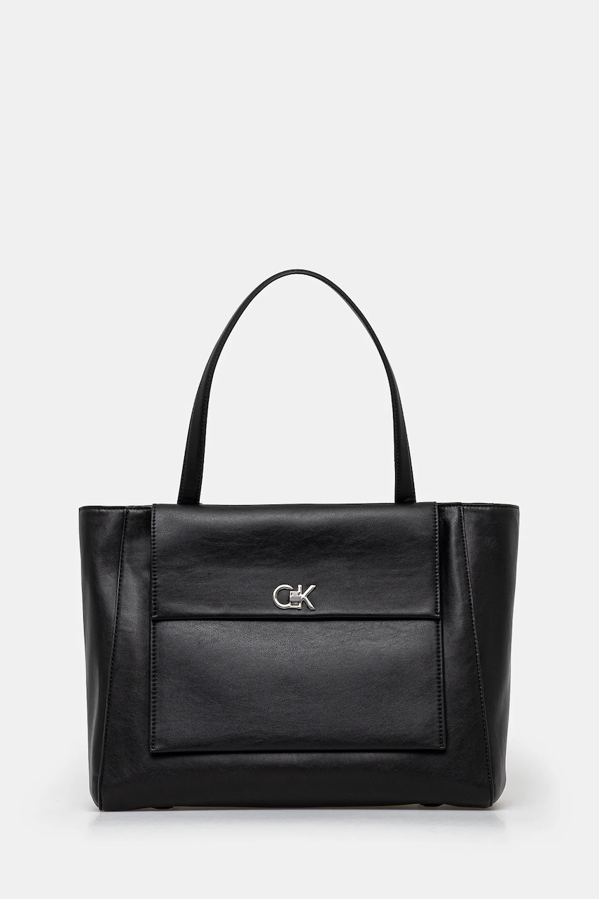 Levně Kabelka Calvin Klein černá barva, K60K612811
