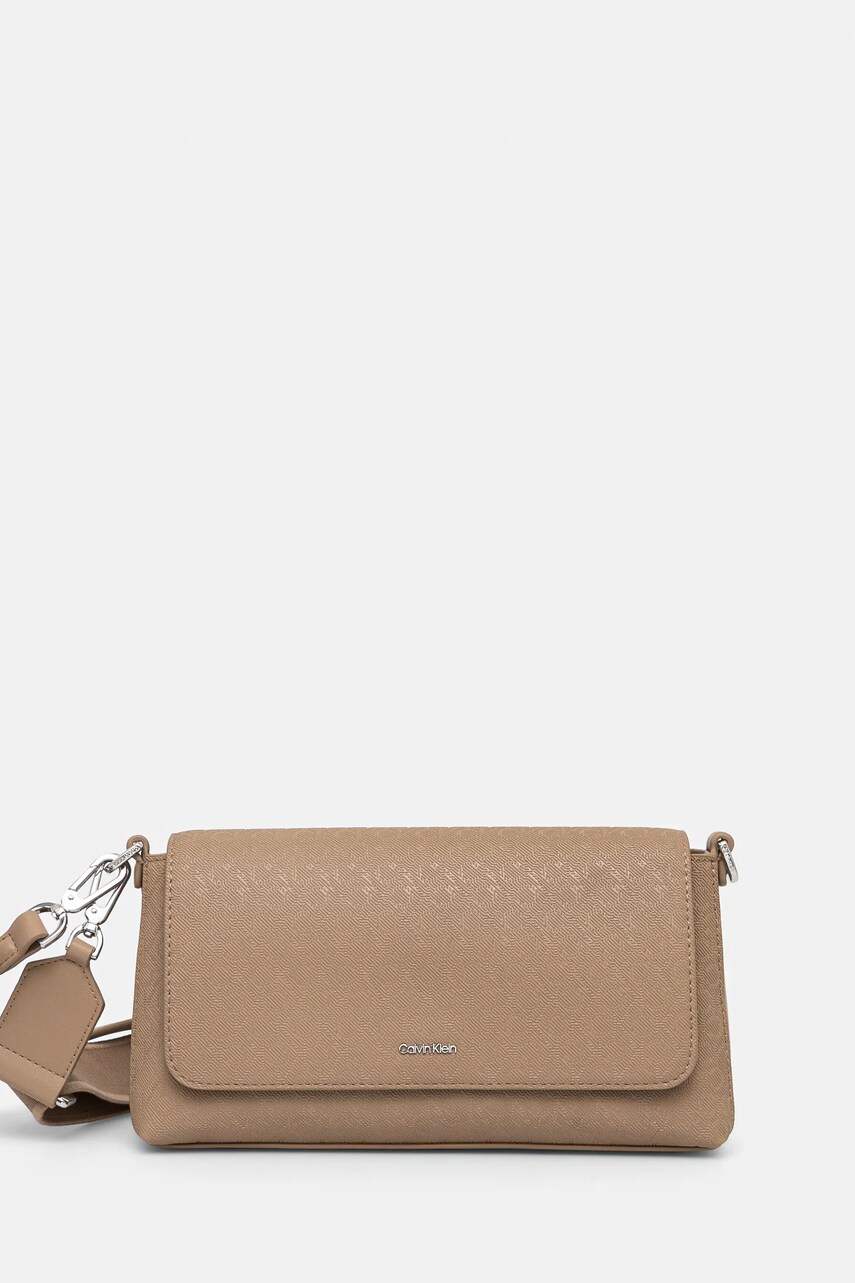 Levně Kabelka Calvin Klein béžová barva, K60K612815