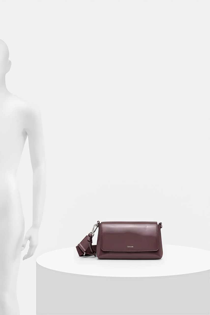 Сумочка Calvin Klein колір бордовий K60K612885 