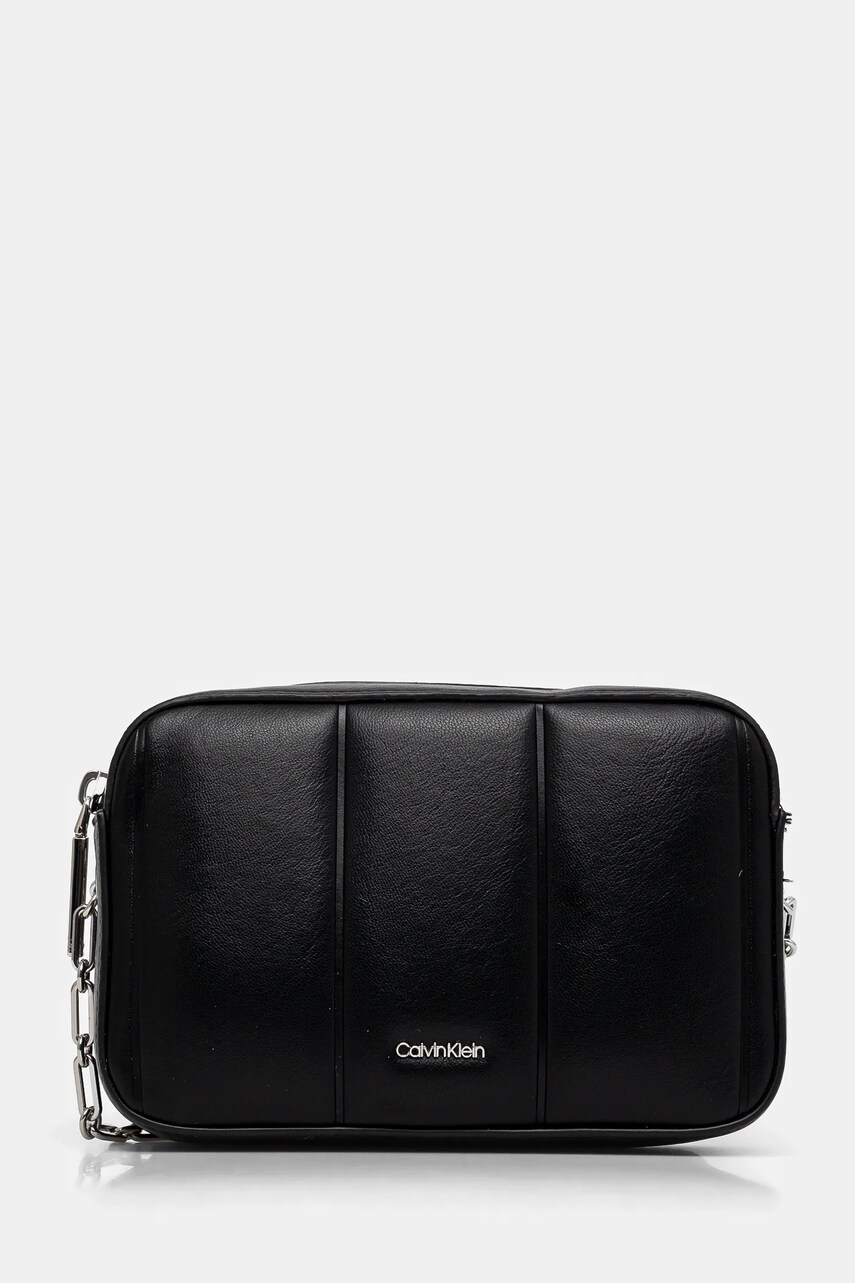 Levně Kabelka Calvin Klein černá barva, K60K613076